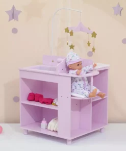 TeamsonUS Olivia's Little World - Twinkle Stars Princess Baby Doll Changing Station With Storage Kids