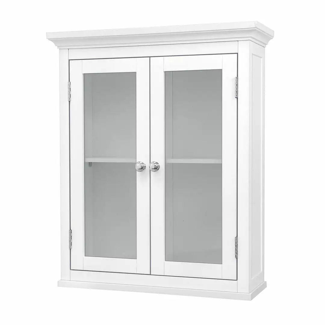 TeamsonUS Teamson Home Madison Removable Wooden Wall Cabinet With 2 Doors, White 3 TeamsonUS Teamson Home Madison Removable Wooden Wall Cabinet With 2 Doors, White