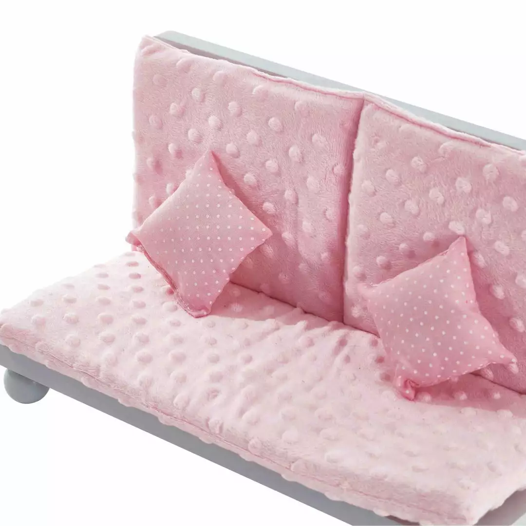 TeamsonUS Olivia's Little World - Polka Dots Princess 18" Doll Lounge Set - Grey 5 TeamsonUS Olivia's Little World - Polka Dots Princess 18" Doll Lounge Set - Grey