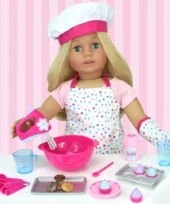 TeamsonUS Kids Sophia's Pretend Baking Accessories 26 Piece Set For 18" Dolls