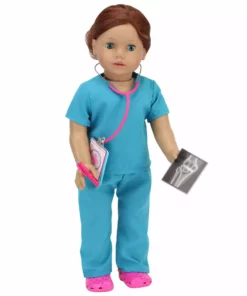 TeamsonUS New Sophia's 11 Piece Smithsonian Veterinarian Set For 18" Dolls, Multicolor 9 TeamsonUS New Sophia's 11 Piece Smithsonian Veterinarian Set For 18