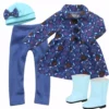 TeamsonUS Sophia's Winter Outfit With Boots For 14.5" Dolls, Blue 2 TeamsonUS Sophia's Winter Outfit With Boots For 14.5" Dolls, Blue
