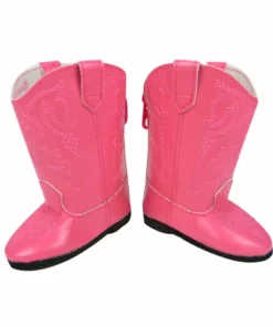 TeamsonUS Sophia's - 18" Doll - Western Boots - Hot Pink