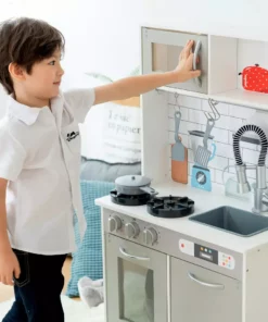 TeamsonUS Teamson Kids - Little Chef Valencia Classic Play Kitchen - Grey 13 TeamsonUS Teamson Kids - Little Chef Valencia Classic Play Kitchen - Grey