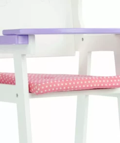 TeamsonUS Olivia's Little World Little Princess Kids Baby Doll High Chair, Purple