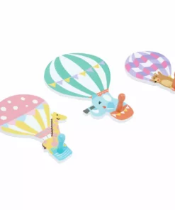 TeamsonUS Fantasy Fields Kids Peg Coat Hanger Hooks, Set Of 3, Multicolor