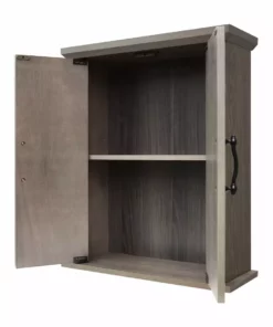 TeamsonUS Teamson Home Russell Farmhouse Wooden Removable Cabinet, Salt Oak