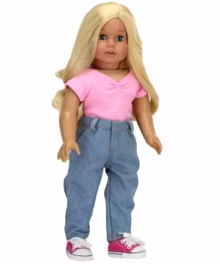 TeamsonUS Sophia's High Rise Loose Fit Jeans For 18