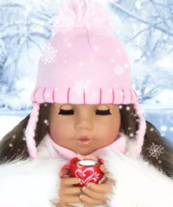 TeamsonUS Sophia's Dessert Set With Hot Cocoa For 18 Inch Dolls, Red/Pink Kids