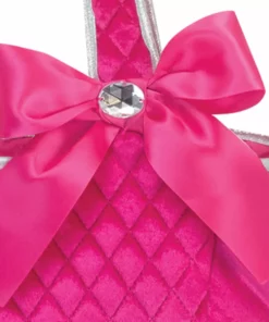 TeamsonUS Sophia's Quilted Tote Bag Doll Carrier With Pockets, Hot Pink Kids