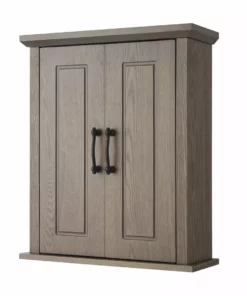 TeamsonUS Teamson Home Russell Farmhouse Wooden Removable Cabinet, Salt Oak