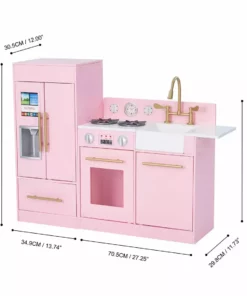 TeamsonUS Teamson Kids - Little Chef Chelsea Modern Play Kitchen - Pink / Gold 14 TeamsonUS Teamson Kids - Little Chef Chelsea Modern Play Kitchen - Pink / Gold