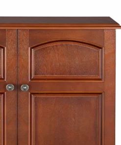 TeamsonUS Teamson Home Martha Removable Wall Cabinet 2 Doors, Mahogany
