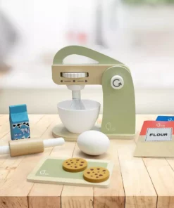 TeamsonUS Teamson Kids Little Chef Frankfurt Wooden Mixer Play Kitchen Accessories, Green 10 TeamsonUS Teamson Kids Little Chef Frankfurt Wooden Mixer Play Kitchen Accessories, Green