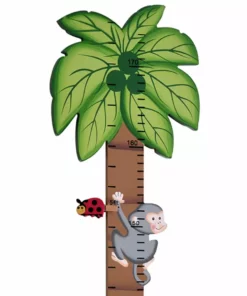 TeamsonUS Fantasy Fields Kids Wooden Sunny Safari Growth Chart, Multicolor