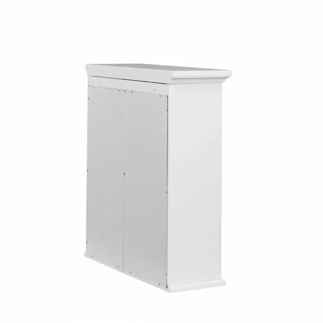 TeamsonUS Teamson Home St. James Wooden Wall Cabinet With 2 Shelves, White 7 TeamsonUS Teamson Home St. James Wooden Wall Cabinet With 2 Shelves, White