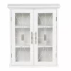 TeamsonUS Teamson Home Delaney Removable Wooden Wall Cabinet With 2 Doors, White
