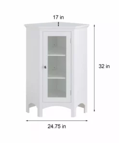 TeamsonUS Madison Corner Floor Cabinet Home 11 TeamsonUS Madison Corner Floor Cabinet Home