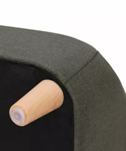 TeamsonUS Teamson Pets Bennett Linen Sofa Dog Bed For Small And Medium Dogs, Gray