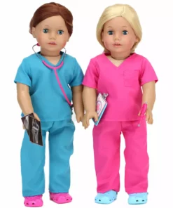 TeamsonUS Kids Sophia's Medical Bag And Doctor Accessories Set For 18'' Dolls, Black 17 TeamsonUS Kids Sophia's Medical Bag And Doctor Accessories Set For 18'' Dolls, Black