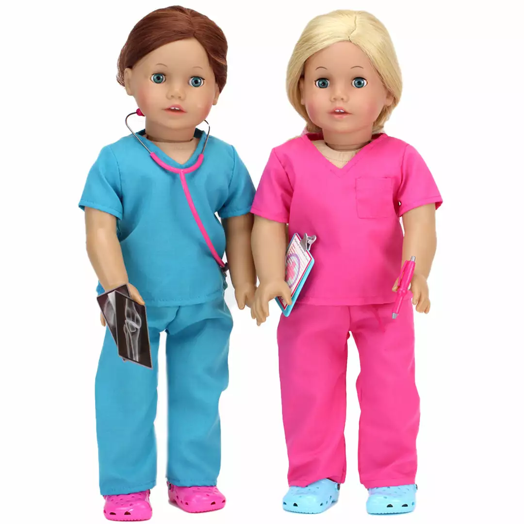 TeamsonUS Kids Sophia's Medical Bag And Doctor Accessories Set For 18'' Dolls, Black 10 TeamsonUS Kids Sophia's Medical Bag And Doctor Accessories Set For 18'' Dolls, Black