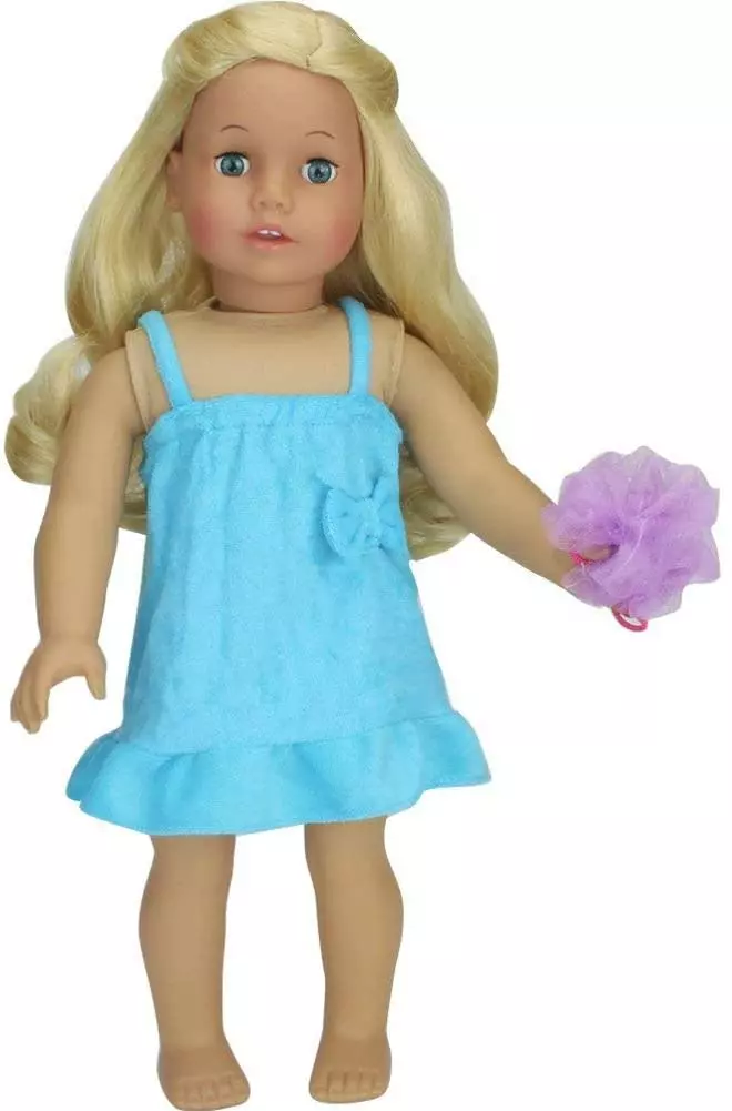 TeamsonUS Sophia's Pink Bathtub And Shower Accessories Set For 18" Dolls 5 TeamsonUS Sophia's Pink Bathtub And Shower Accessories Set For 18" Dolls