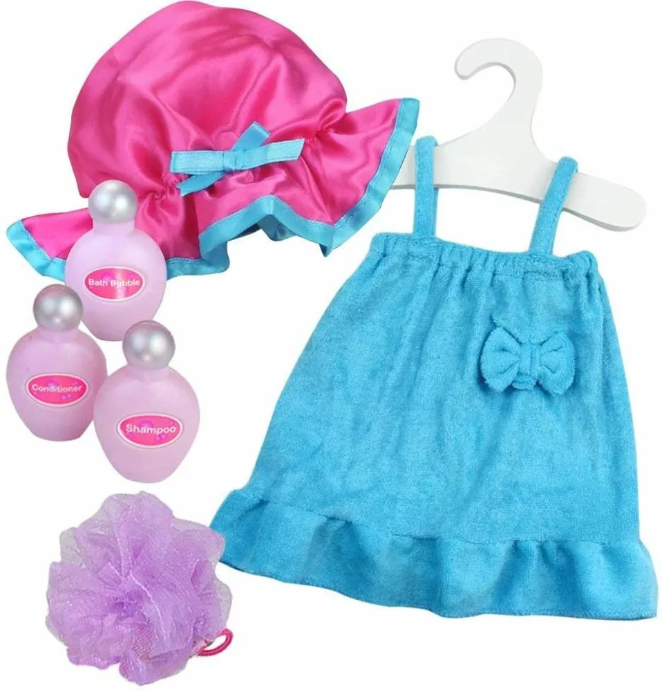 TeamsonUS Sophia's Pink Bathtub And Shower Accessories Set For 18" Dolls 6 TeamsonUS Sophia's Pink Bathtub And Shower Accessories Set For 18" Dolls