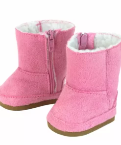TeamsonUS Kids Sophia's Set Of 3 Suede Winter Boots For 18