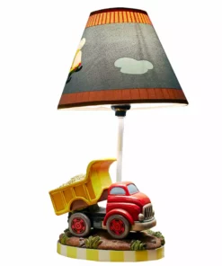 TeamsonUS Fantasy Fields Decorative Transportation Themed Table Lamp, Multicolor
