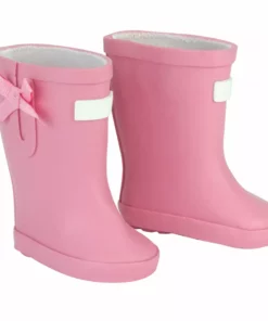 TeamsonUS Sophia's - 18" Doll - Molded Rain Wellie - Light Pink Kids