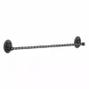 TeamsonUS Home Oil Rubbed Bronze Twist Towel Holder Bar