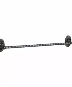 TeamsonUS Home Oil Rubbed Bronze Twist Towel Holder Bar