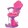 TeamsonUS Sophia's Salon Chair With Adjustable Height And Quilted Set For 18" Dolls, Hot Pink Kids