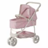 TeamsonUS Olivia's Little World Polka Dots Princess 2-in-1 Baby Doll Stroller, Pink