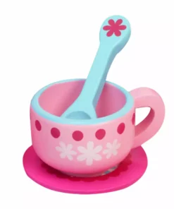 TeamsonUS Sophia's 10 Piece Wooden Tea Party Set, Pink 17 TeamsonUS Sophia's 10 Piece Wooden Tea Party Set, Pink