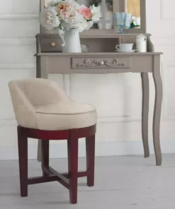 TeamsonUS Teamson Home Swivel Chair With Solid Wood Legs