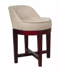 TeamsonUS Teamson Home Swivel Chair With Solid Wood Legs