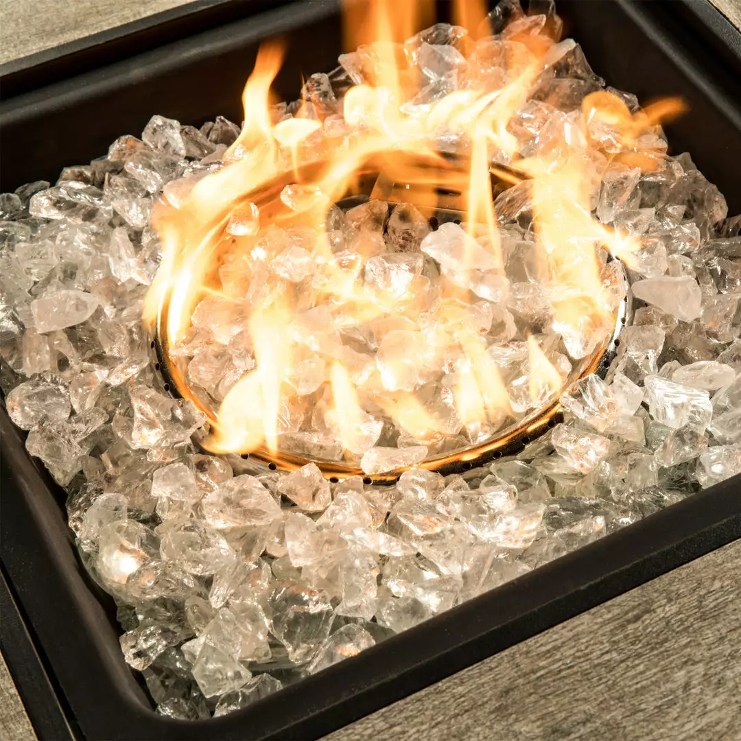 TeamsonUS Teamson Home 1/2 Inch Reflective Fire Glass For Fire Pits 9 Lb / 4 Kg Bag, Clear 4 TeamsonUS Teamson Home 1/2 Inch Reflective Fire Glass For Fire Pits 9 Lb / 4 Kg Bag, Clear