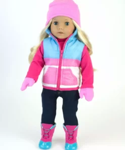 TeamsonUS Sophia's Winter Outfit And Inner Tube Set For 18" Dolls Kids 9 TeamsonUS Sophia's Winter Outfit And Inner Tube Set For 18