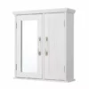 TeamsonUS Teamson Home Newport Contemporary Wooden Removable Medicine Cabinet, White