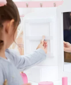 TeamsonUS Fantasy Fields Little Princess Anna Vanity Set With Mirror, Drawers, Jewelry Storage, And Stool, White New 17 TeamsonUS Fantasy Fields Little Princess Anna Vanity Set With Mirror, Drawers, Jewelry Storage, And Stool, White New