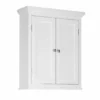 TeamsonUS Teamson Home Glancy Wooden Wall Cabinet With Shutter Doors, White