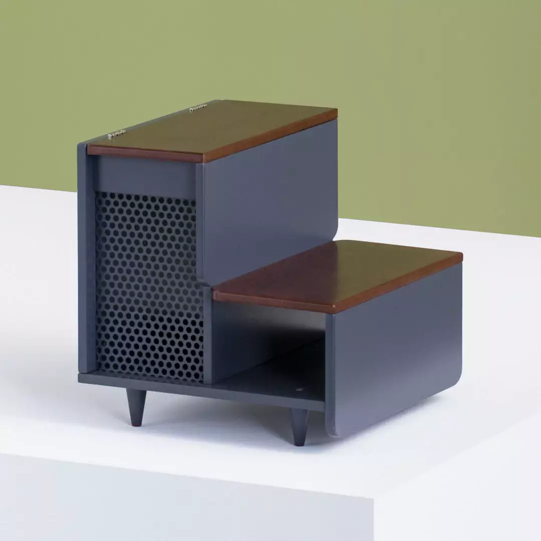 TeamsonUS Teamson Pets Esker Wooden Pet Stairs Ramp For Cat Or Dog, Mocha/Walnut 4 TeamsonUS Teamson Pets Esker Wooden Pet Stairs Ramp For Cat Or Dog, Mocha/Walnut