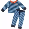 TeamsonUS Sophia's Pajama Shirt And Pants 2 Piece Set For 18" Boy Dolls Kids