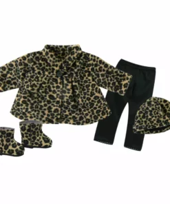 TeamsonUS Sophia's Doll Coat, Hat, Leggings, And Boots Set For 18