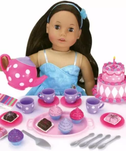 TeamsonUS Kids Sophia's Complete Cake & Tea Party Accessories Set For 18