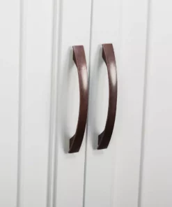 TeamsonUS Teamson Home St. James Wooden Floor Cabinet With 3 Shelves, White