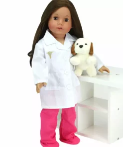 TeamsonUS Sophia's Doll Doctor Scrubs And Lab Coat Set For 18" Dolls 11 TeamsonUS Sophia's Doll Doctor Scrubs And Lab Coat Set For 18