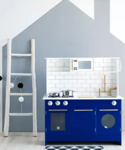 TeamsonUS Teamson Kids - Little Chef Berlin Modern Play Kitchen - White / Blue 12 TeamsonUS Teamson Kids - Little Chef Berlin Modern Play Kitchen - White / Blue