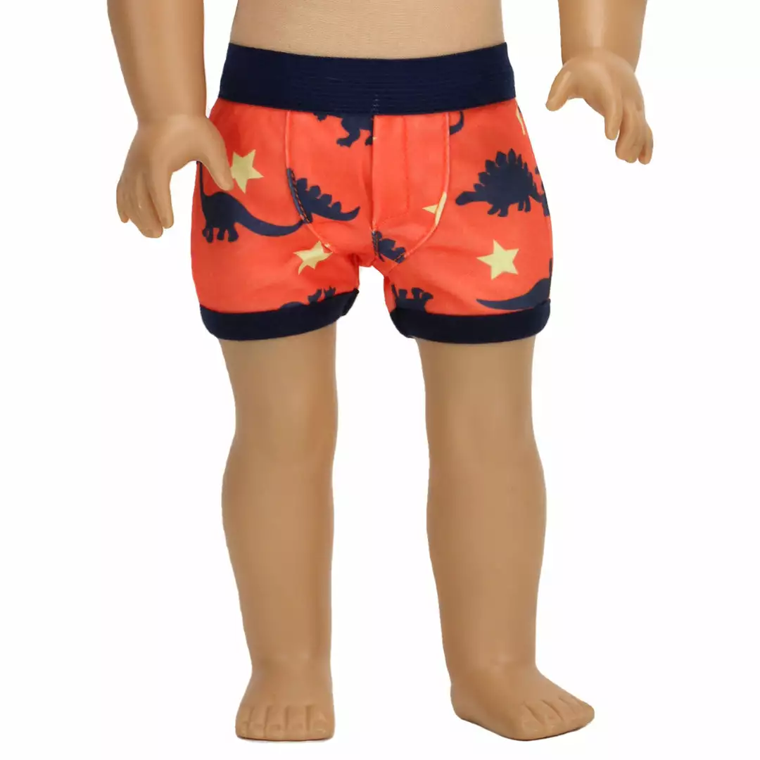 TeamsonUS Sophia's Printed Brief Underwear Set For 18'' Boy Dolls, Multicolor 6 TeamsonUS Sophia's Printed Brief Underwear Set For 18'' Boy Dolls, Multicolor